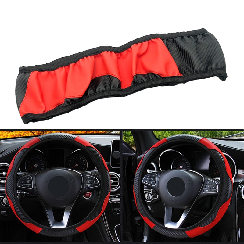 Anti-slip car steering wheel cover