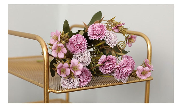 Carnation Artificial Bouquets Silk Flowers