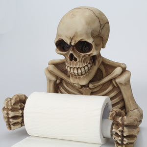 Spooky Skull Toilet Paper Holder