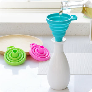 Handy - Retractable Silicone Funnel (2 Pc)