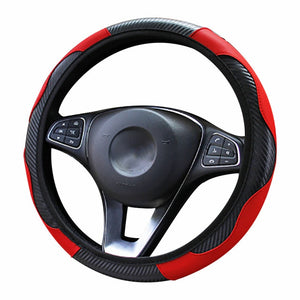 Anti-slip car steering wheel cover