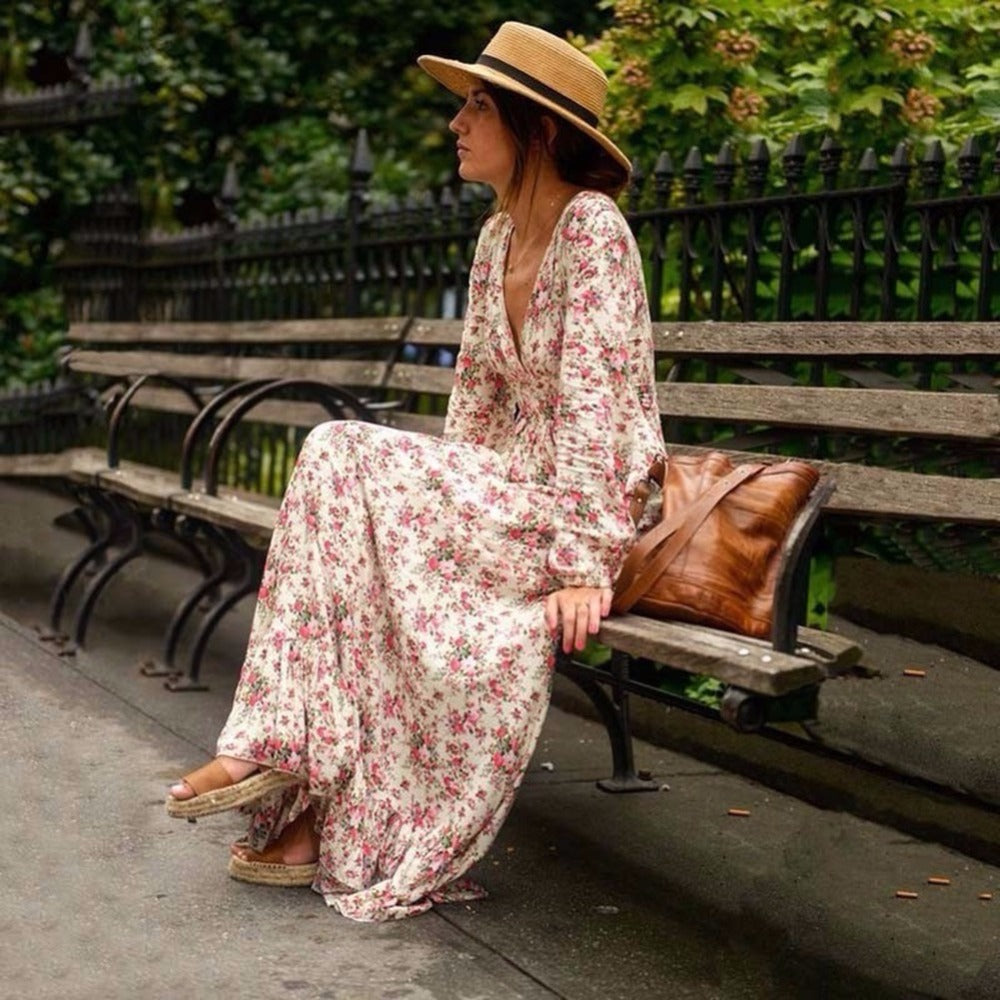 Sexy For Me - French Boho Maxi Dress The Evergreen Cart Sexy For Me - French Boho Maxi Dress The Evergreen Cart