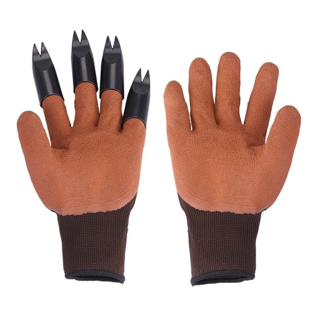 Garden Claw Gloves For Digging, Planting & Raking