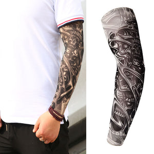 Tattoo Printed Cycling Arm Sleeves
