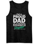 Proud Dad of Awesome Daughter Shirt 