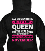 Real Queens Are Born November T Shirt