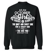 As a October Girl I have 3 Sides Shirt Variant 3